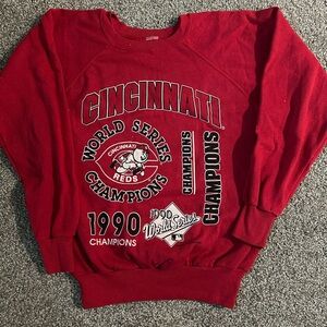 Vintage Cincinnati Reds 1990 Champions Crewneck Sweater